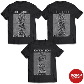 เสื้อยืด พิมพ์ลายโปสเตอร์ The Smiths X Joy Division X The Cure Band สําหรับผู้ชาย