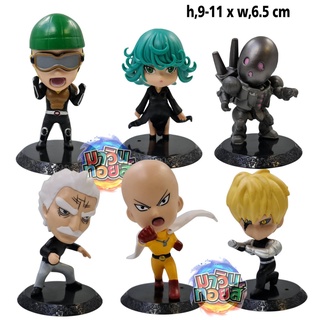 โมเดล วันพั้นแมน One Punch Man 6 แบบ แอ็คชั่น มีฐาน mawintoys