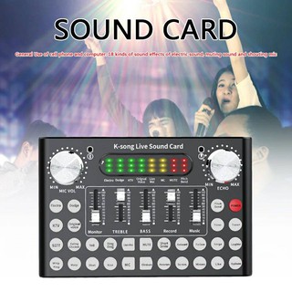 การ์ดเสียงF9 หรือ F007  Live Sound Card Usb สําหรับ Pc โทรศัพท์มือถือไมโครโฟน