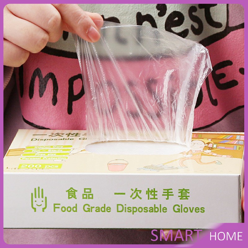 ถุงมือพลาสติก ถุงมือแบบใส  แบบใช้ครั้งเดียวทิ้ง PE disposable gloves ราคา ถูกที่สุด ดีลบีเคเค แกลเลอรีภาพที่ 2
