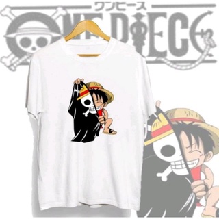 เสื้อยืด พิมพ์ลายอนิเมะ Onepiece HALF DISTRO สําหรับผู้ชาย