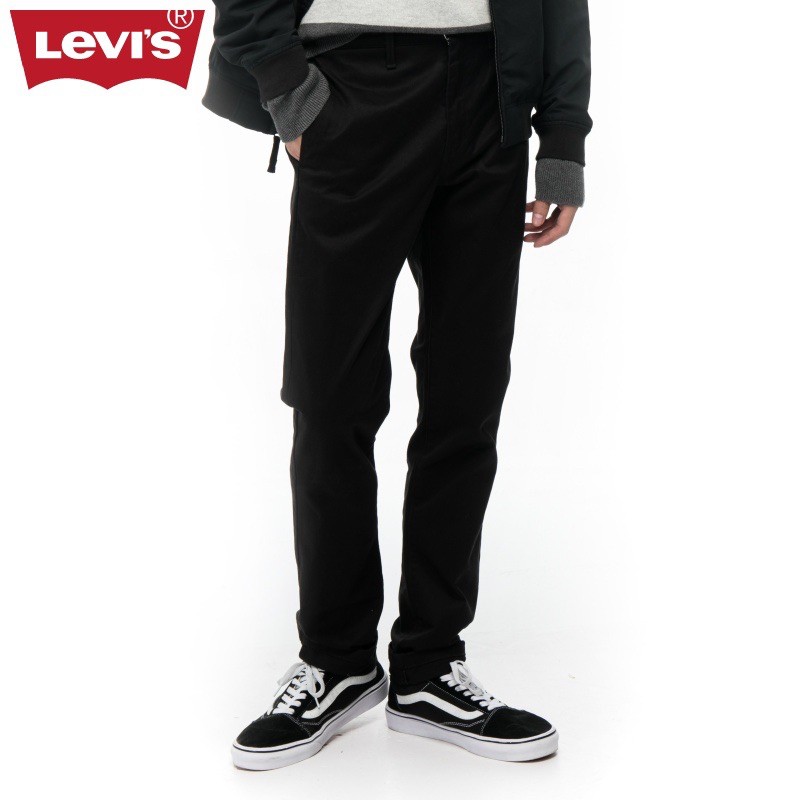 Levi’s 511Slim Chino Black กางเกงลีวายส์ผ้าชีโน่ สีดำ เอว 34 นิ้ว