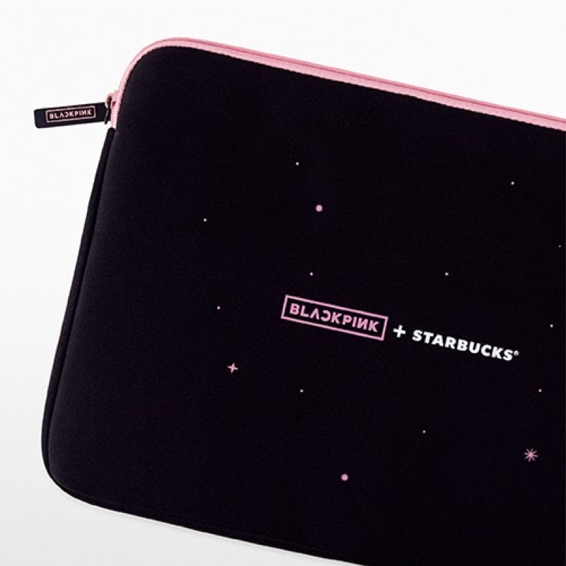 ☫(พร้อมส่ง) Blackpink x Starbucks Laptop Sleeve 💗🖤 กระเป๋าใส่แล็บท็อปStarbucks Thailand คอลเลคชั่นแบล็คพิ๊งค์
