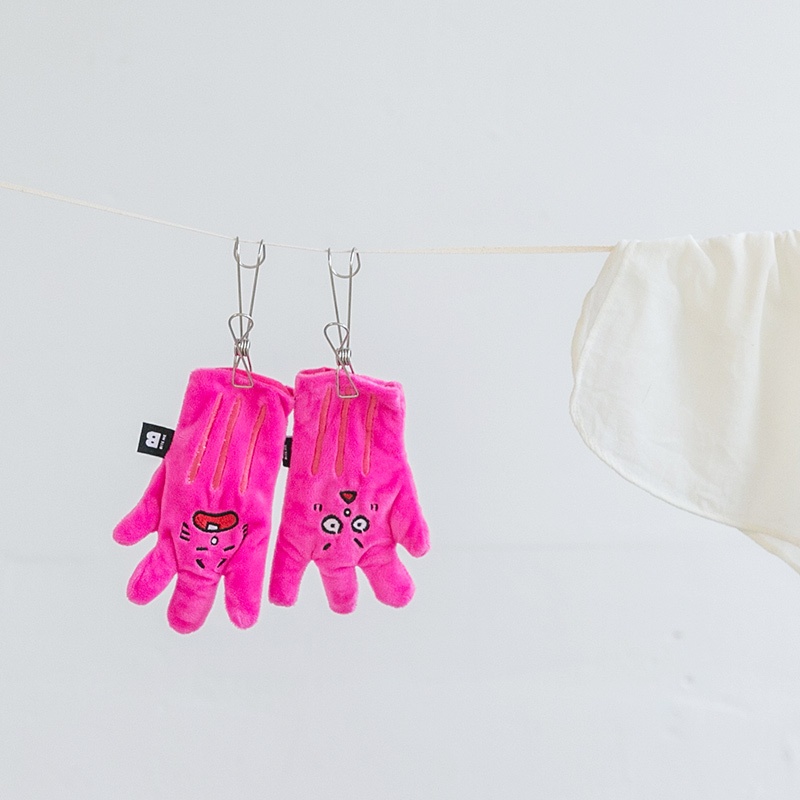 Bite Me Rubber Gloves Squeaker Toy and Crinkle Toy ของเล่นสำหรับสุนัข นำเข้าจากเกาหลี