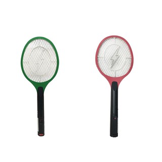 ตีแมลง  จับแมลง  ไล่แมลง ไม้ช็อตยุงหน้ากลม TRIPLE G 8 นิ้วELECTRONIC MOSQUITO 8 INCHES