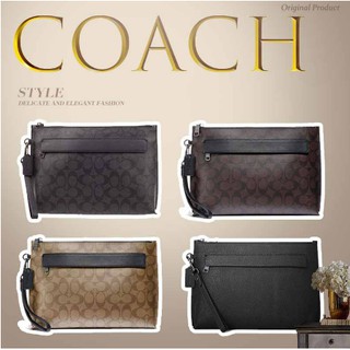 กระเป๋าสตางค์ Coach แท้ /กระเป๋า / F29508 / กระเป๋าผู้ชาย / คลัทช์ / กระเป๋าคลัช