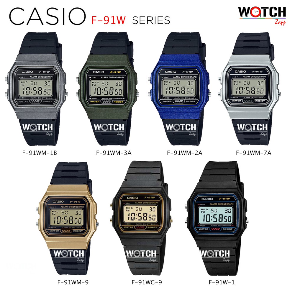 [WGLNOV7 ลด 70] 🔥HOT🔥Casio แท้100% นาฬิกาข้อมือ Casio Digital รุ่น F-91WM F-91W Series