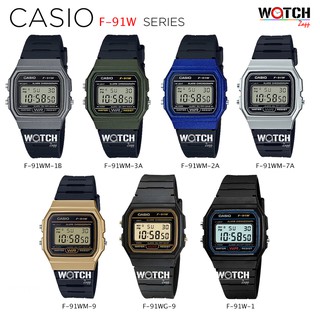 ราคา[WGLNOV7 ลด 70] 🔥HOT🔥Casio แท้100% นาฬิกาข้อมือ Casio Digital รุ่น F-91WM F-91W Series