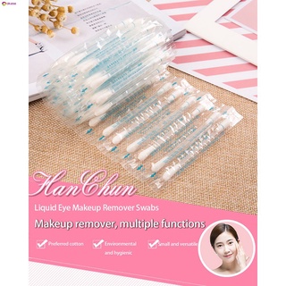 ⭐ผู้ขายที่ดีที่สุด⭐Kanseon ของเหลวแต่งหน้า Remover สำลีตาแต่งหน้า Remover สำลีทิ้งทำความสะอาดสำลีก้าน TH