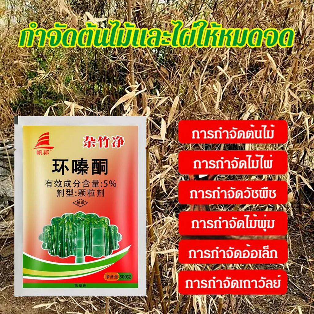 สารกำจัดก่อไผ่ สารฆ่ากอไผ่ ยาฆ่ากอไผ่ บรรจุ สามารถฆ่าต้นไผ่ตายยันรากแค่หว่านหรือโรย 500g