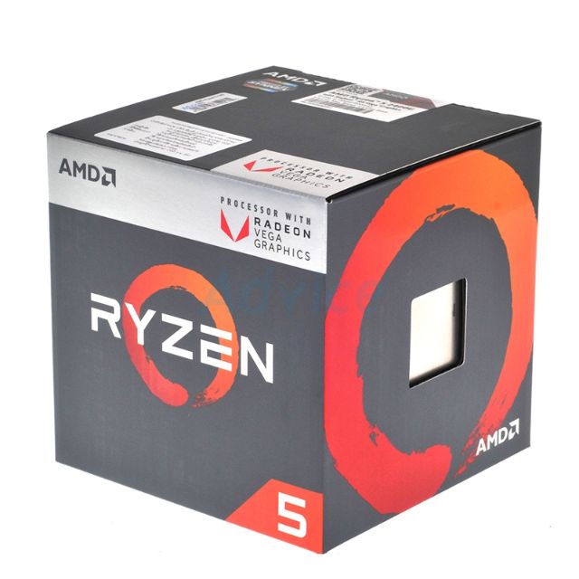 CPU AMD AM4 RYZEN5 2400G ของใหม่ รับประกัน 3 ปี