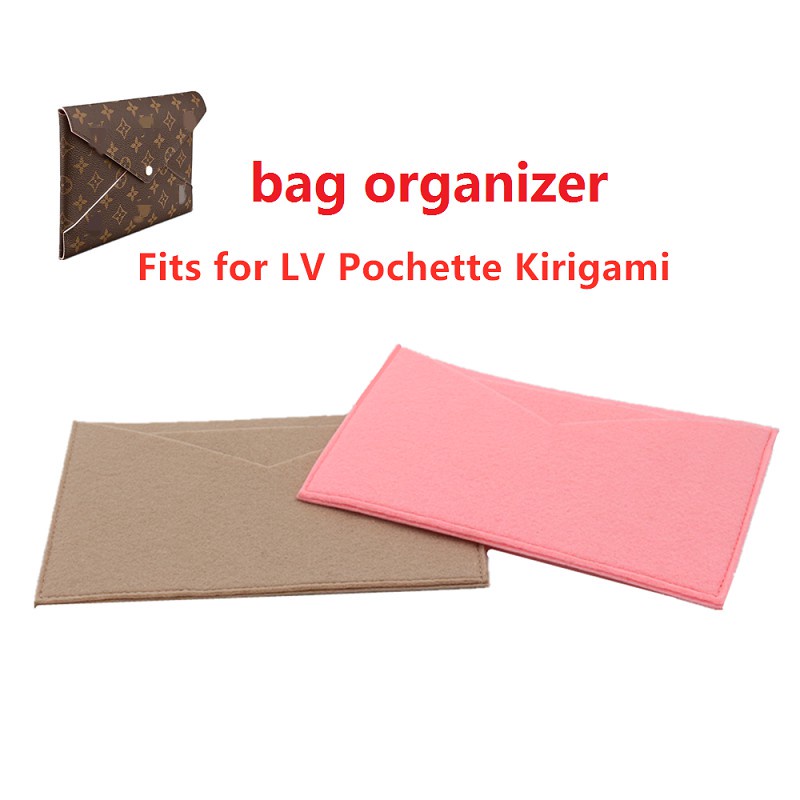 【นุ่มและเบา】ที่จัดระเบียบกระเป๋า lv kirigami ที่จัดกระเป๋า  Clutch bag organiser in bag ที่จัดทรง  organizer insert