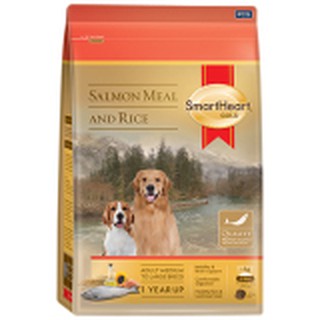 SmartHeart Gold Salmon meal and Rice for Adult Medium to Large Dog 3kg สมาร์ทฮาร์ท อาหารสุนัข รสปลาแซลมอนและข้าว