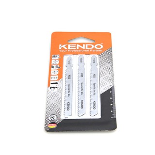 KENDO 46004301 ใบเลื่อยจิ๊กซอตัดอลูมิเนียม T127D (3 ชิ้น/แพ็ค) KENDO 46004301 Aluminum Jig Saw Blade T127D (3 pcs / pack