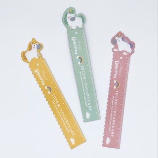 ไม้บรรทัด แม็กเน็ต 15 ซม. ยูนิคอร์น /Unicorn Magnetic ruler 15 cm. Stationery