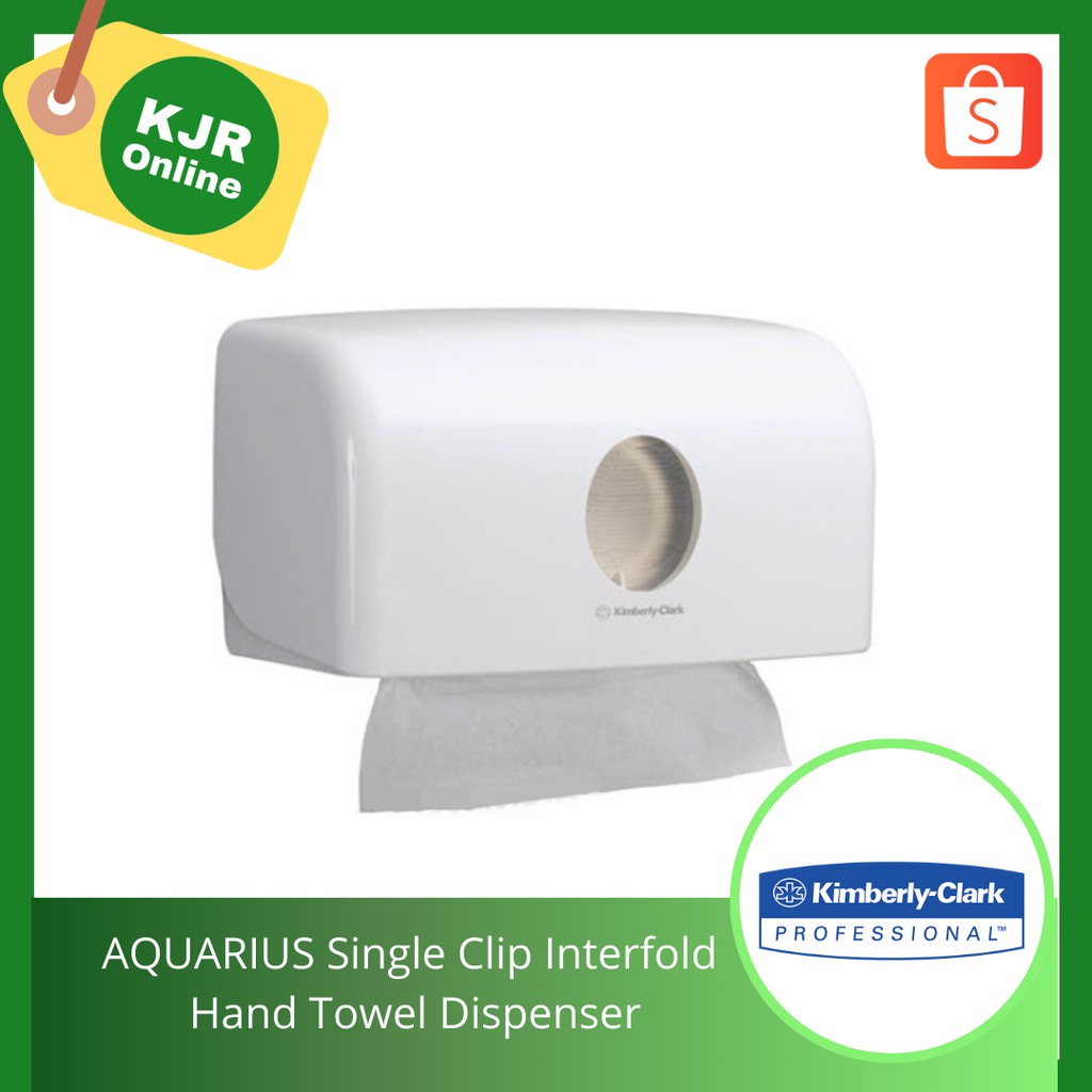 69560  AQUARIUS Single Clip Interfold Hand Towel Dispenser