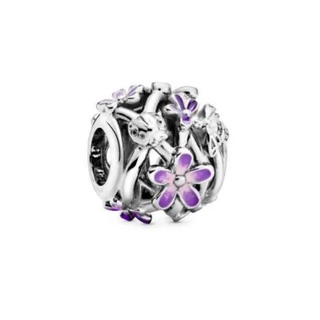 [พร้อมส่ง สินค้าแท้ 💯] Pandora Openwork Purple Daisy Charm