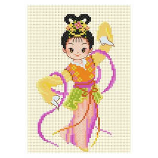 Chinese Swallow Dance ชุดปักครอสติช Cross Stitch Kit Pinn ITD-02