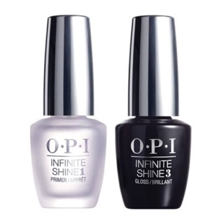 OPI base coat and top coat infinite shine