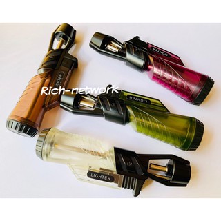 ไฟแช็ค ไฟหัวพ่น No.72 Butane Jet Lighter Torch Turbo Pipe Lighter Mini Spray Gun Cigar Lighter Windproof