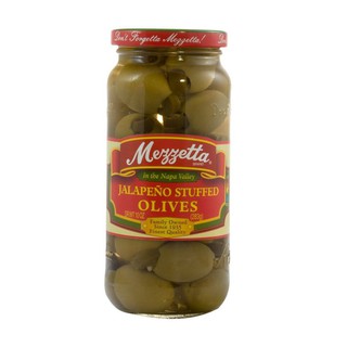 Mezzetta Jalapeno Stuffed Olives 10oz  Mezzetta Jalapeno ยัดไส้มะกอก 10oz