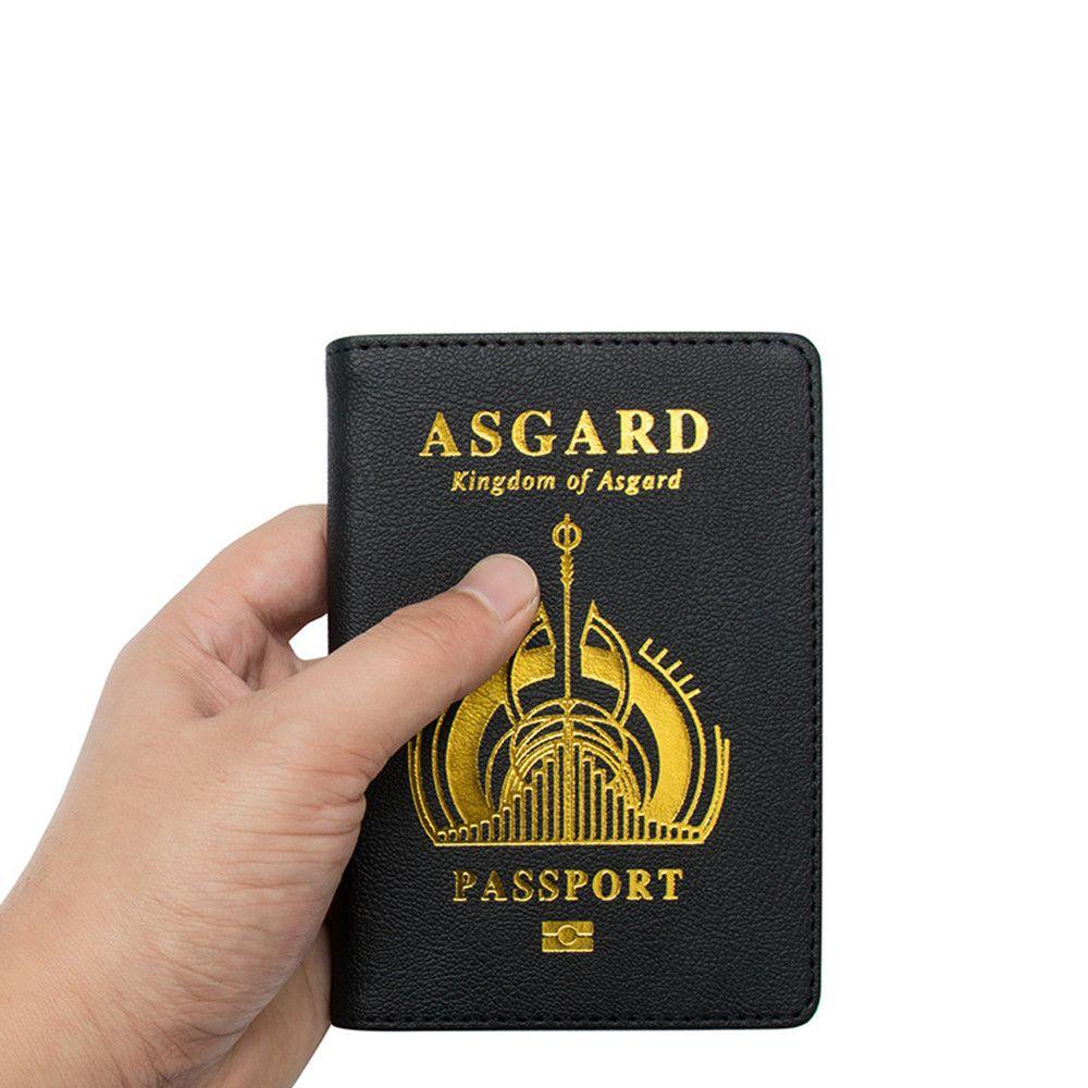 Hecceh เคสหนัง PU ใส่หนังสือเดินทาง นามบัตร ลายโลโก้ L สําหรับทุกเพศ