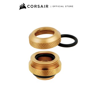 CORSAIR Hydro X Series XF Hard 12mm/14 mm OD Fitting Four Pack — Gold