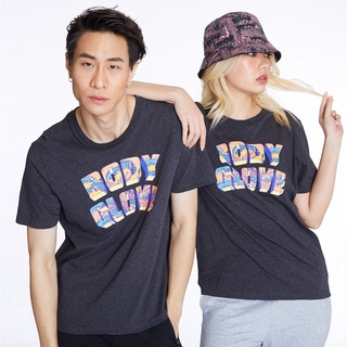 LL Street BODY GLOVE Unisex GRAPHIC TEE T-SHIRT เสื้อยืด สีเทาเข้ม-21 สไตล์ใหม่