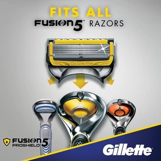 ยิลเลตต์ ฟิวชั่น โปรชิลด์ ใบมีดโกน แพ็ค 4 ชิ้น Gillette Fusion Proshield Blade 4 Cartridges Refills