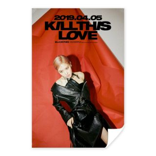 BLACKPINK KILL THIS LOVE TEASER POSTER -โปสเตอร์ Blackpink ใบโปรโมท