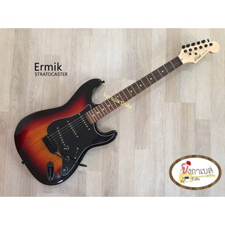 Ermik กีต้าร์ไฟฟ้า รุ่น JB-2 สีซันเบริน+พร้อมของแถม ครบเซ็ต