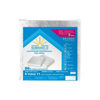 ฉนวน กันความร้อน PE SUNSHIELD MET 60X60X0.5 CM