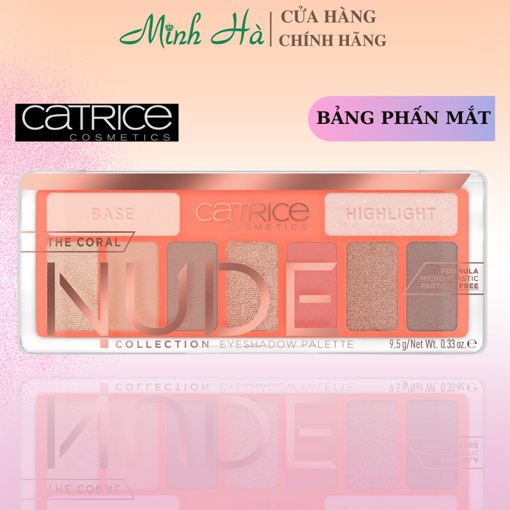 Catrice The Coral Nude 010 Peach Passion Collection อายแชโดว ์ Palette 7 สี
