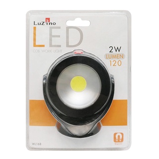 🔥สินค้าขายดี!! LUZINA ไฟ LED 1W รุ่น WL168 ขนาด 8.6 x 6 x 9.6 ซม. สีดำ 🚚พิเศษ!!✅