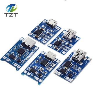 บอร์ดโมดูลชาร์จ Micro Usb 5v 1a 18650 Tp4056 พร้อมตัวป้องกัน 10 ชิ้น