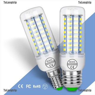 Tolongtrip หลอดไฟ 5730 SMD LED E27 E14 7 9 12 15 20 25W สีขาวอบอุ่น