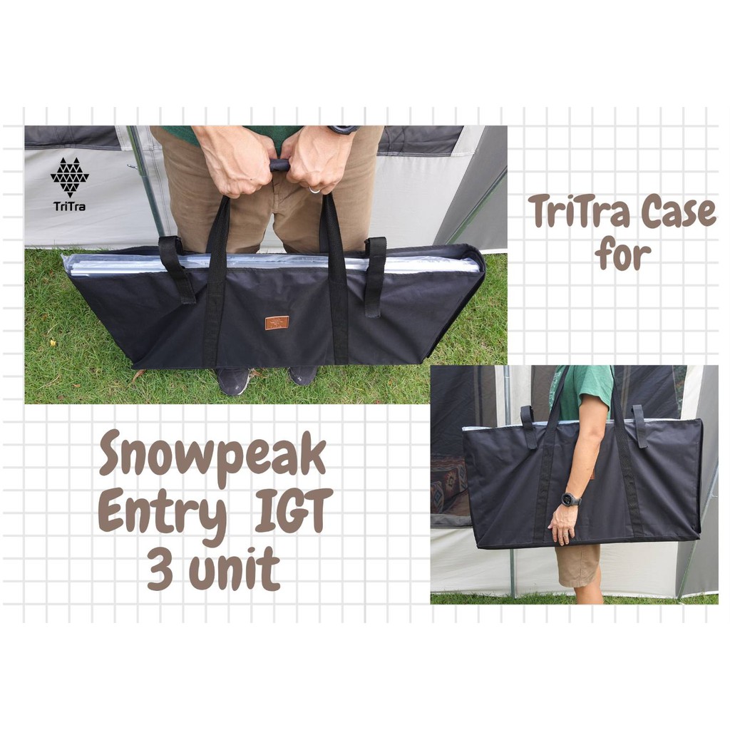 TriTra Case(กระเป๋าเก็บโต๊ะSnowpeak Entry IGT 3unit (เฉพาะกระเป๋าไม่รวมโต๊ะ)