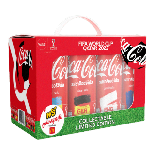 โปรโมชั่น : FifaPackใหม่แข็งแรงโค้ก 325 มล. 8 กระป๋อง FIFA Special 325 ml Pack8