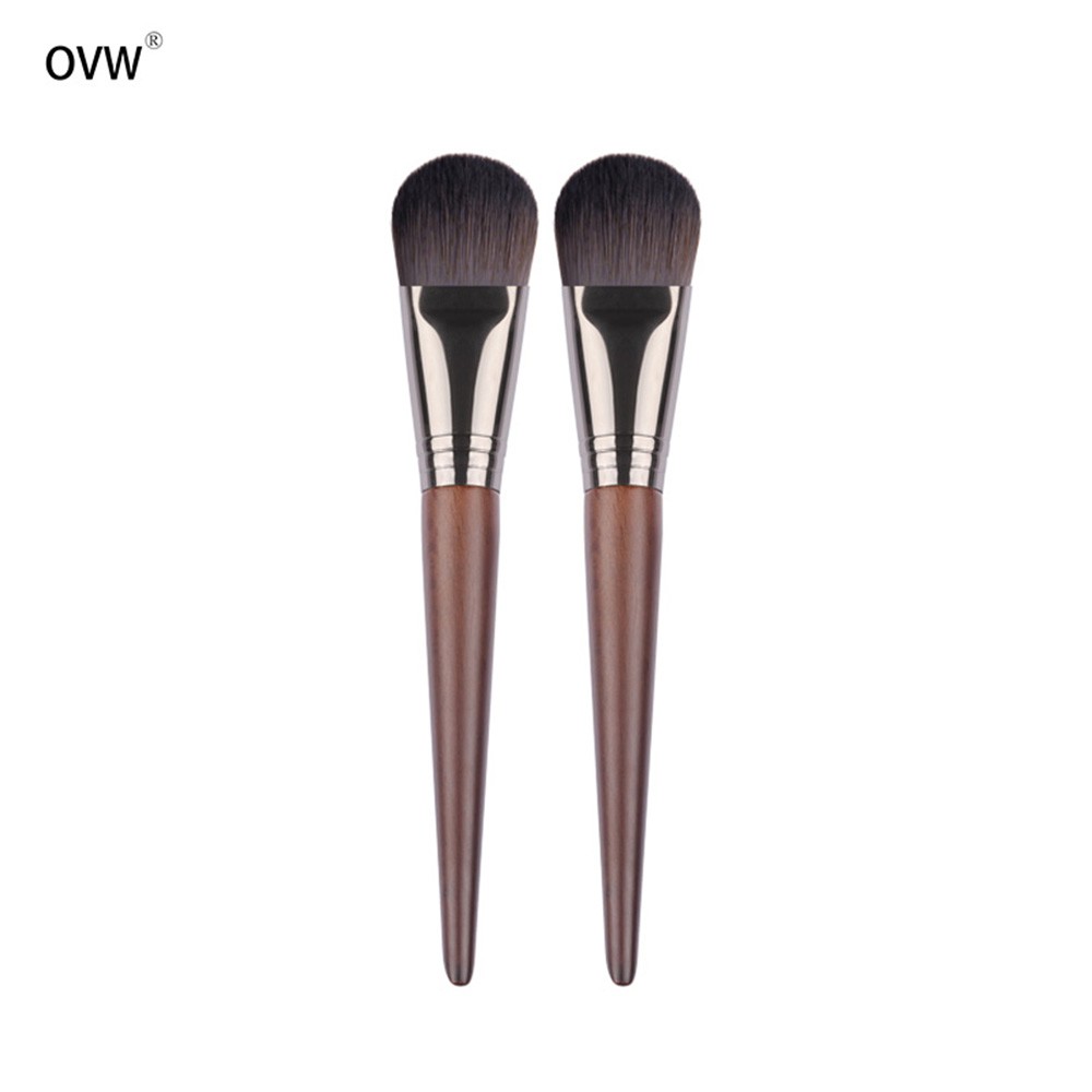 【OVW】 2 แปรงแต่งหน้ามืออาชีพและแปรงรองพื้นชนิดน้ำ XQ06*2