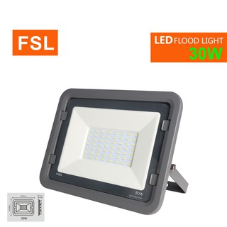 LED FLOOD LIGHT 30W แสงวอร์ม/เดย์