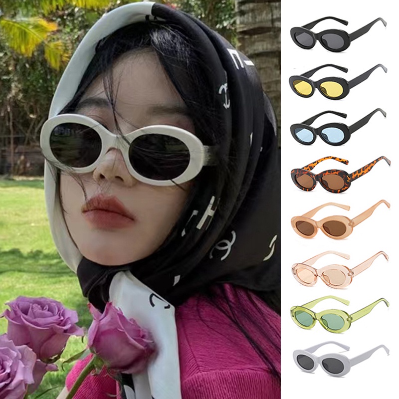 【พร้อมส่ง】COD แว่นตากันแดด กรอบโลหะ ทรงวงรี ขนาดเล็ก สไตล์เรโทร แฟชั่นสําหรับผู้ชาย และผู้หญิง