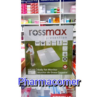 เครื่องชั่งน้ำหนัก Rossmax WF260 วัดไขมัน และมวลกล้ามเนื้อได้