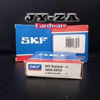 6205-2Z/C3 SKF ตลับลูกปืนเม็ดกลมล่องลึก ฝาเหล็ก รองรับความเร็วรอบและความร้อนสูง 6205 2Z C3 (25mm x 52mm x 15mm)