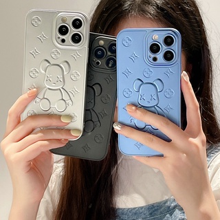 TPU หมีรุนแรงสามมิติ สำหรับ เคสไอโฟน13 PRO MAX 12 PRO MAX 13 PRO XS KAWS การ์ตูนซิลิโคนแขน เคสไอโฟน12 X 8พลัส 11 PRO XS MAX เคสไอโฟน11 13 7พลัส สุดหรู แนวโน้ม เคสไอโฟน12 PRO 11 PRO MAX XR เคสกันกระแทก