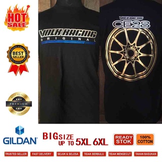 Chonghaijia Xs-6Xl เสื้อยืดผ้าฝ้ายพิมพ์ลาย Rays Volk Racing Wheel Ce28 Car Racing Gildan สําหรับผู้ชาย