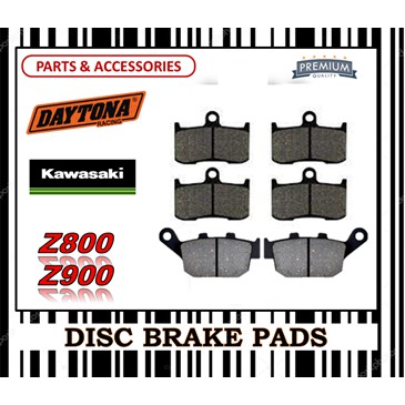ชุดผ้าเบรค KAWASAKI Z800 Z900 FR0NT & REAR DAYTONA TYPE