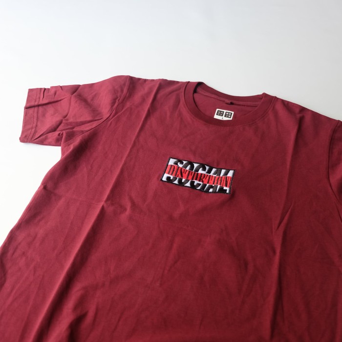 เสื้อยืด Social Distortion Maroon Band