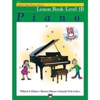 หนังสือเปียโน Alfred’s basic piano library: Lesson book Level 1b (*มีCD) 🎹