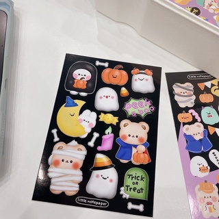 🧛🏻‍♂️3D Halloween Sticker สติกเกอร์ ฮาโลวีน 3D