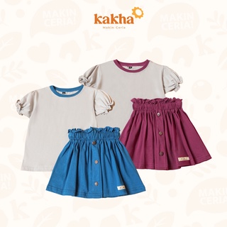 Kakha - Set Main Zamora (0-5 tahun) SNI / (Setelan anak perempuan/ Baju setelan anak perempuan)